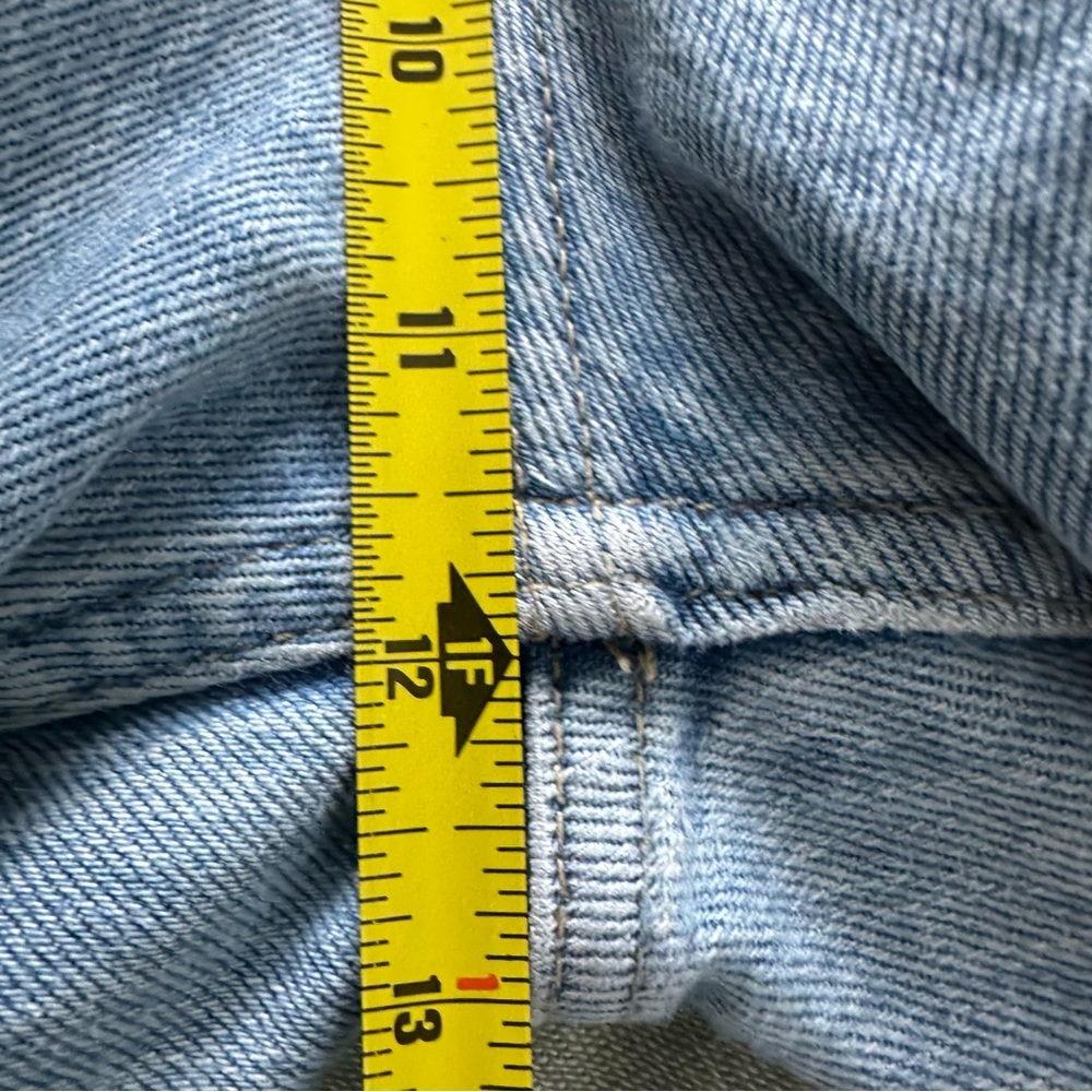 Abercrombie & Fitch The Dad High Rise Jeans Angled Waist Size 8 Short Petite - Picture 7 of 8